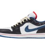 Jordan Tênis Air Jordan 1 Low SE "Industrial Blue Sashiko"