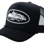 Corteiz Alcatraz Trucker Hat Black