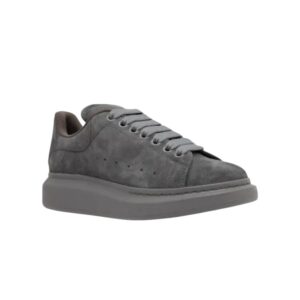 McQueen Tênis masculino cinza oversized de cano baixo