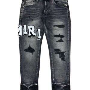 calça jeans preta Amiri