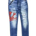 AMIRI Men's Blue Poison Archival Jeans